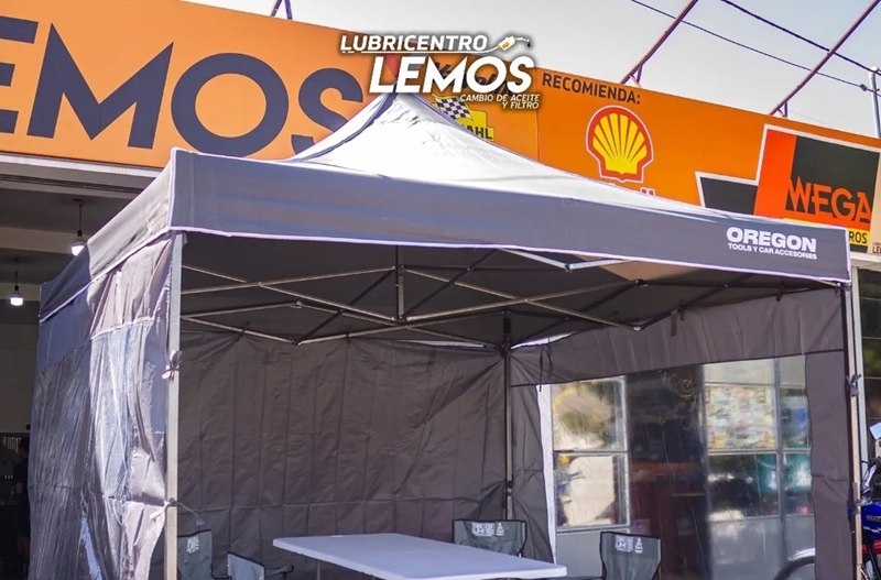 Gazebo y sillas plegables Oregon Limited