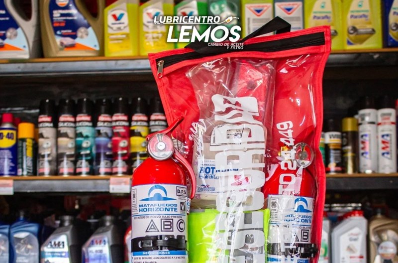 Kits de seguridad vial y matafuego